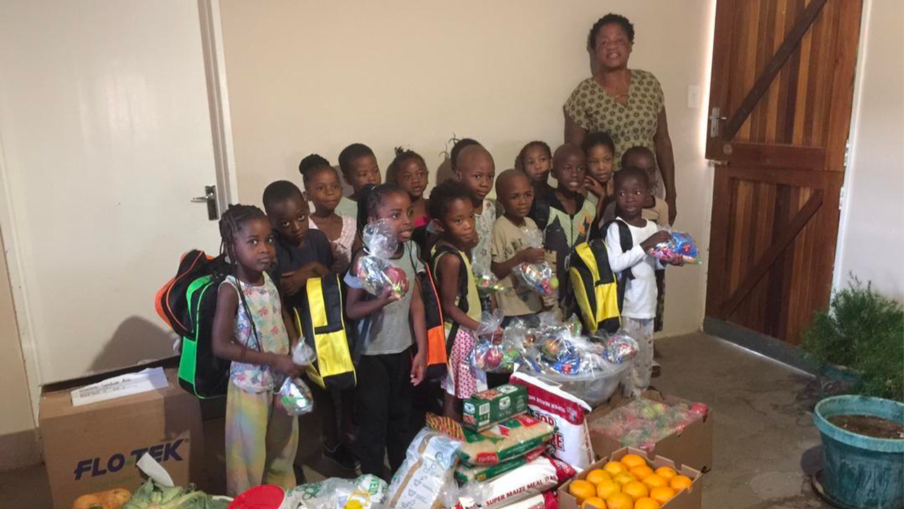 orphelinat Afrique Namibie enfants colis alimentaire