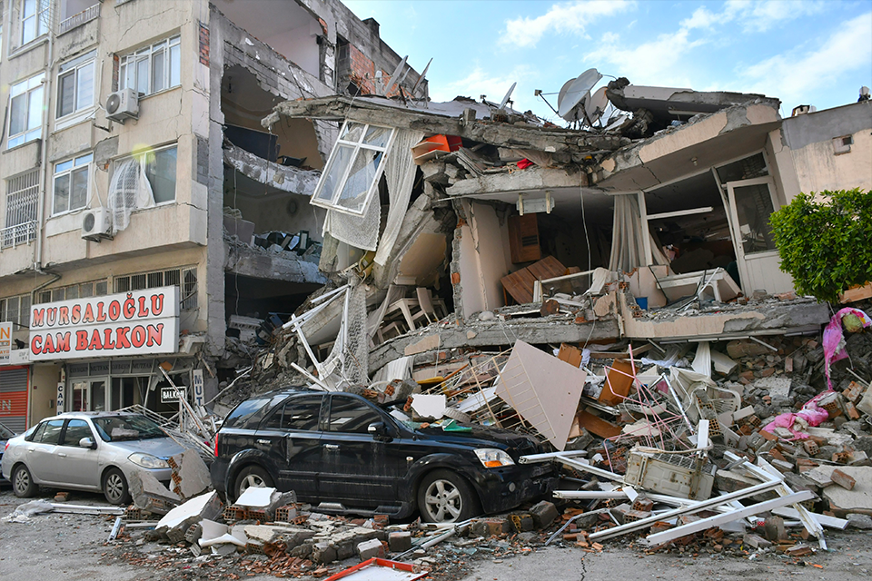 séisme bâtiments effondrés -turquie